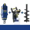 Auger Torque X2500 Package c/w Cradle Hitch and Auger (1.5-2.8t Excavators) - Image 3