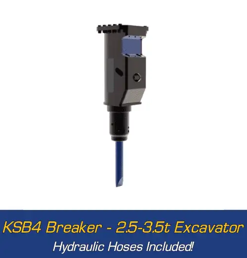 Kinshofer KSB4 Hydraulic Breaker for Excavator 2.5-3.5t - Image 2