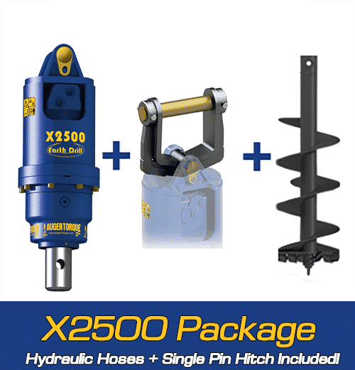 Auger Torque X2500-Single-Pin-Hitch-Package