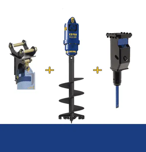 Auger Torque X2500 Auger Drill + Breaker Package (1.5-2t Excavators) - Image 3