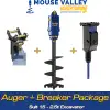 Auger Torque X2500 Auger Drill + Breaker Package (1.5-2t Excavators)