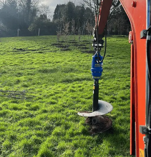 Auger Torque 4500MAX Package c/w Cradle Hitch and Auger (3-5t Excavators) - Image 5
