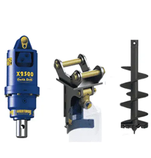 Auger Torque X2500 Package c/w Cradle Hitch and Auger (1.5-2.8t Excavators) - Image 2