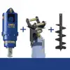 Auger Torque 5500MAX Package c/w Cradle Hitch and Auger (5-6t Excavators) - Image 2