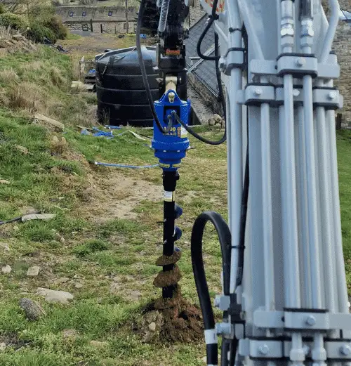 Auger Torque 3500MAX Earth Drill with 150mm S4 Tungsten Auger