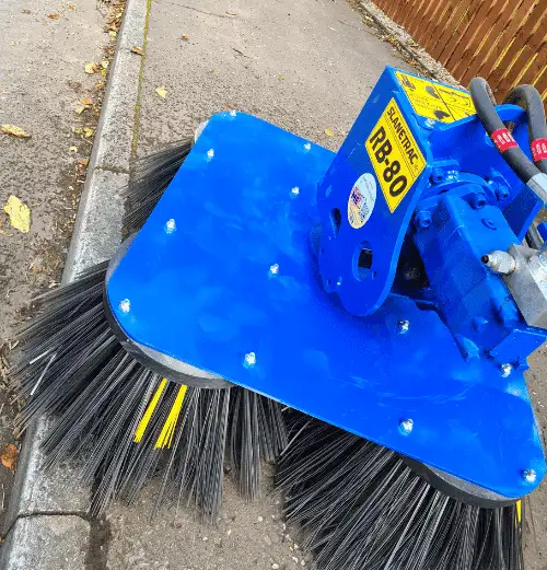 RB80 Block Paving Brush (1.5 - 8t Excavators) - Image 2