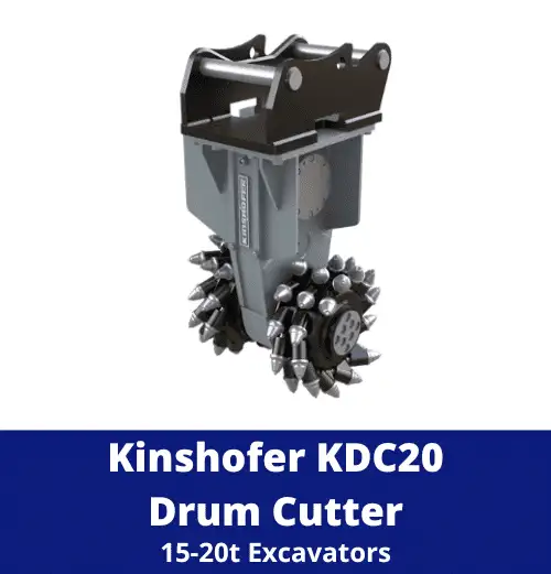 Kinshofer KDC20 Drum Cutter (15-20t Excavators)