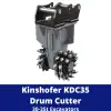 Kinshofer KDC35 Drum Cutter (30-35t Excavators)
