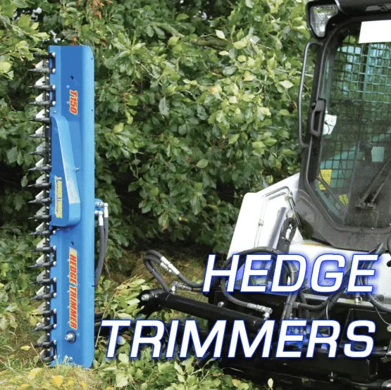 Excavator Hedge Trimmers